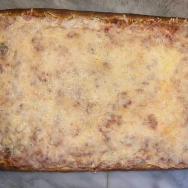 Vegan Cheese Sicilian Pie.