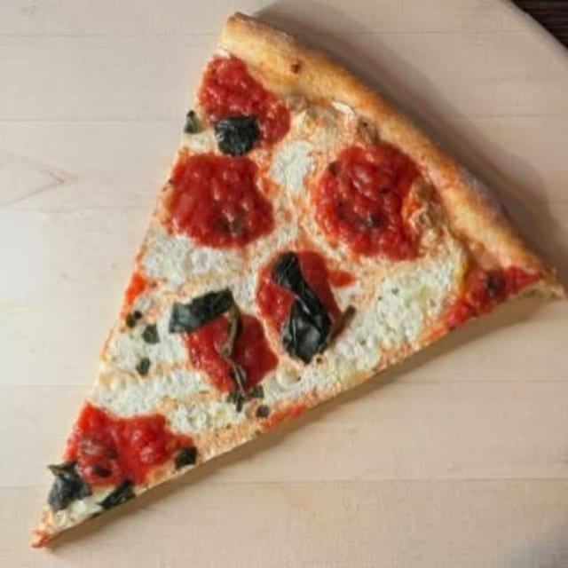 Margarita Pizza Slice.