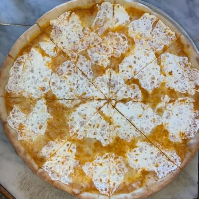 Vodka Fresh Mozzarella Pie.