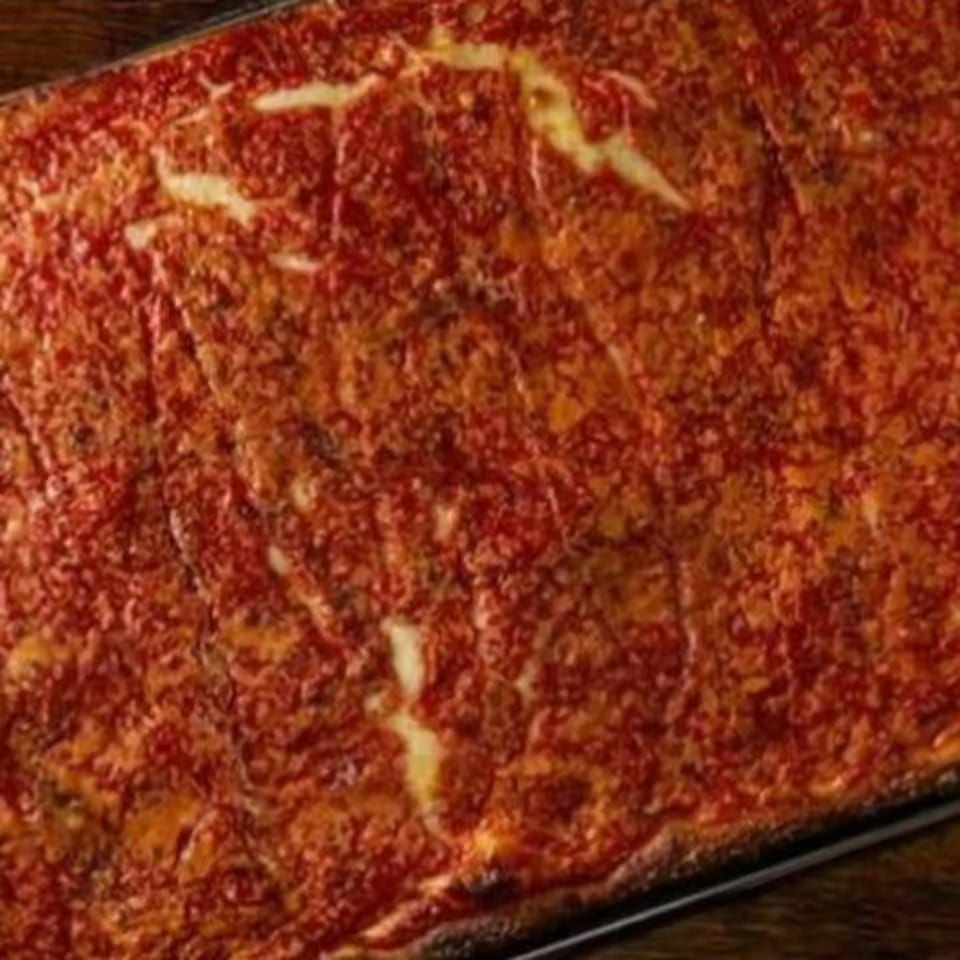 Rosa's Upside Down Sicilian Pizza Pie.