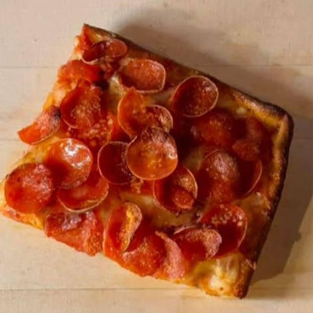 Pepperoni Sicilian Slice.
