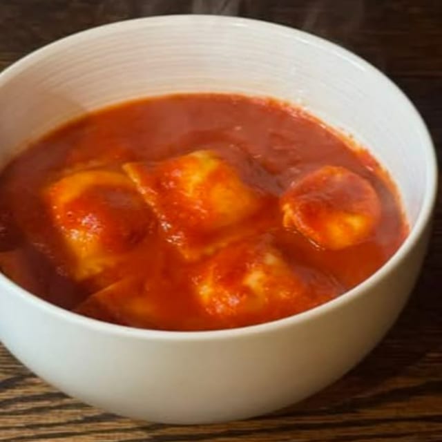 Cheese Ravioli Plate.