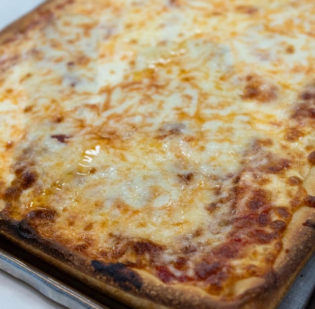 Regular Sicilian Pizza Pie.
