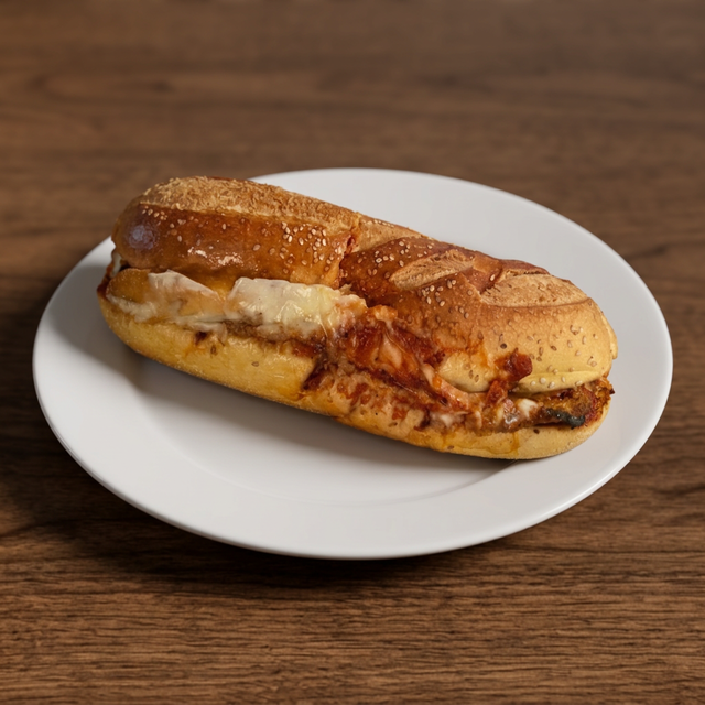 Eggplant Parmigiana Hero.