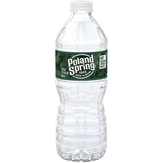 Poland Spring Water.